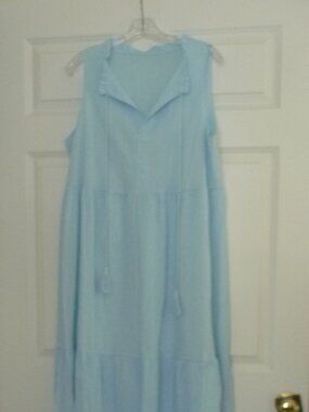 SLEEVELESS SUMMER MAXI DRESS